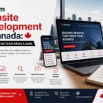 Custom website development company in Canada creating SEO-friendly business websites designed to generate more leads and conversions