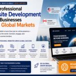 Professional website development helping businesses expand into global markets through SEO-friendly, responsive, and multilingual web solutions