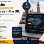 Professional website development services in the UK helping businesses build modern SEO-friendly websites for growth and online success